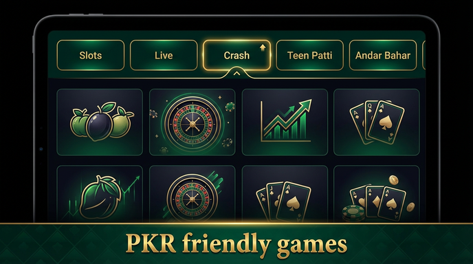 Game list for betpkr games section - 5